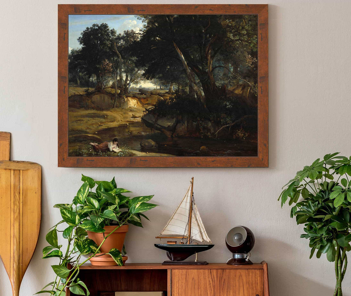 Forest Of Fontainebleau by Jean Baptiste Camille Corot