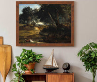 Forest Of Fontainebleau by Jean Baptiste Camille Corot