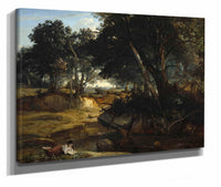 Forest Of Fontainebleau by Jean Baptiste Camille Corot