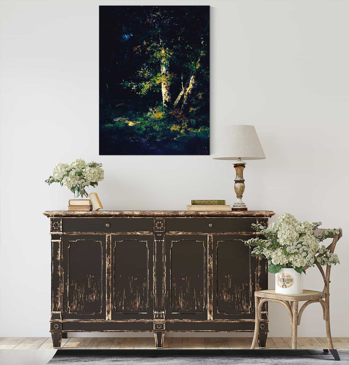 Forest Scene by Narcisse Virgile Diaz De La Pena