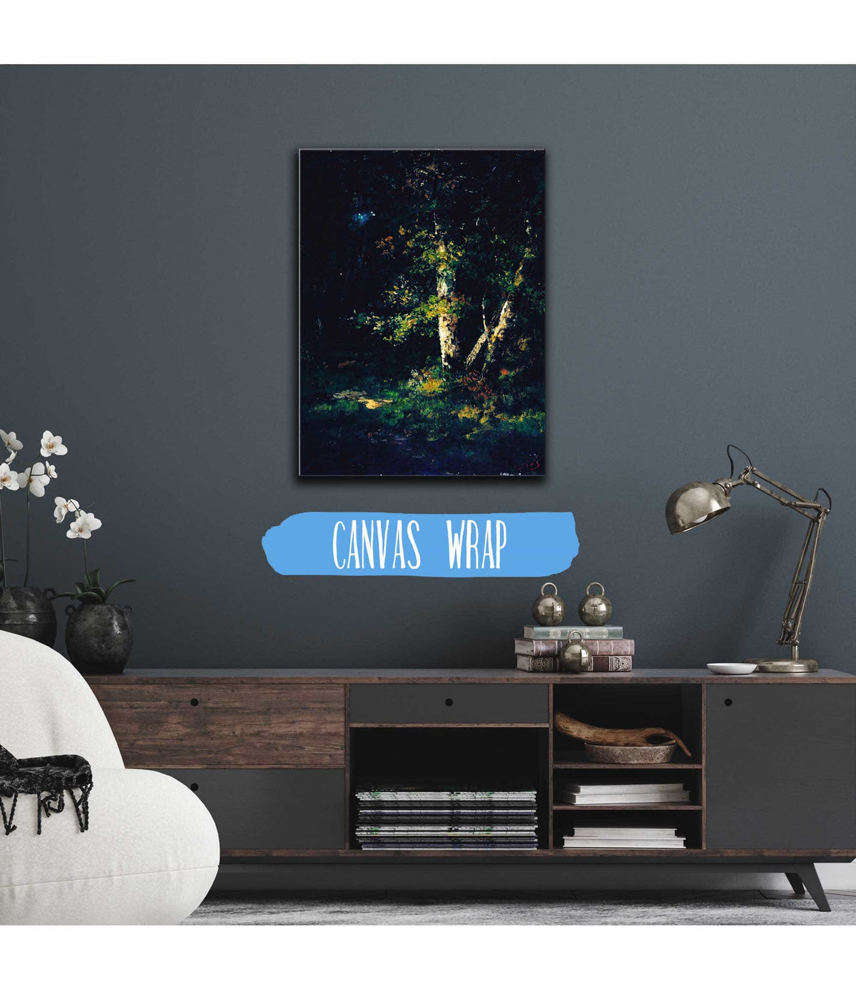 Forest Scene by Narcisse Virgile Diaz De La Pena