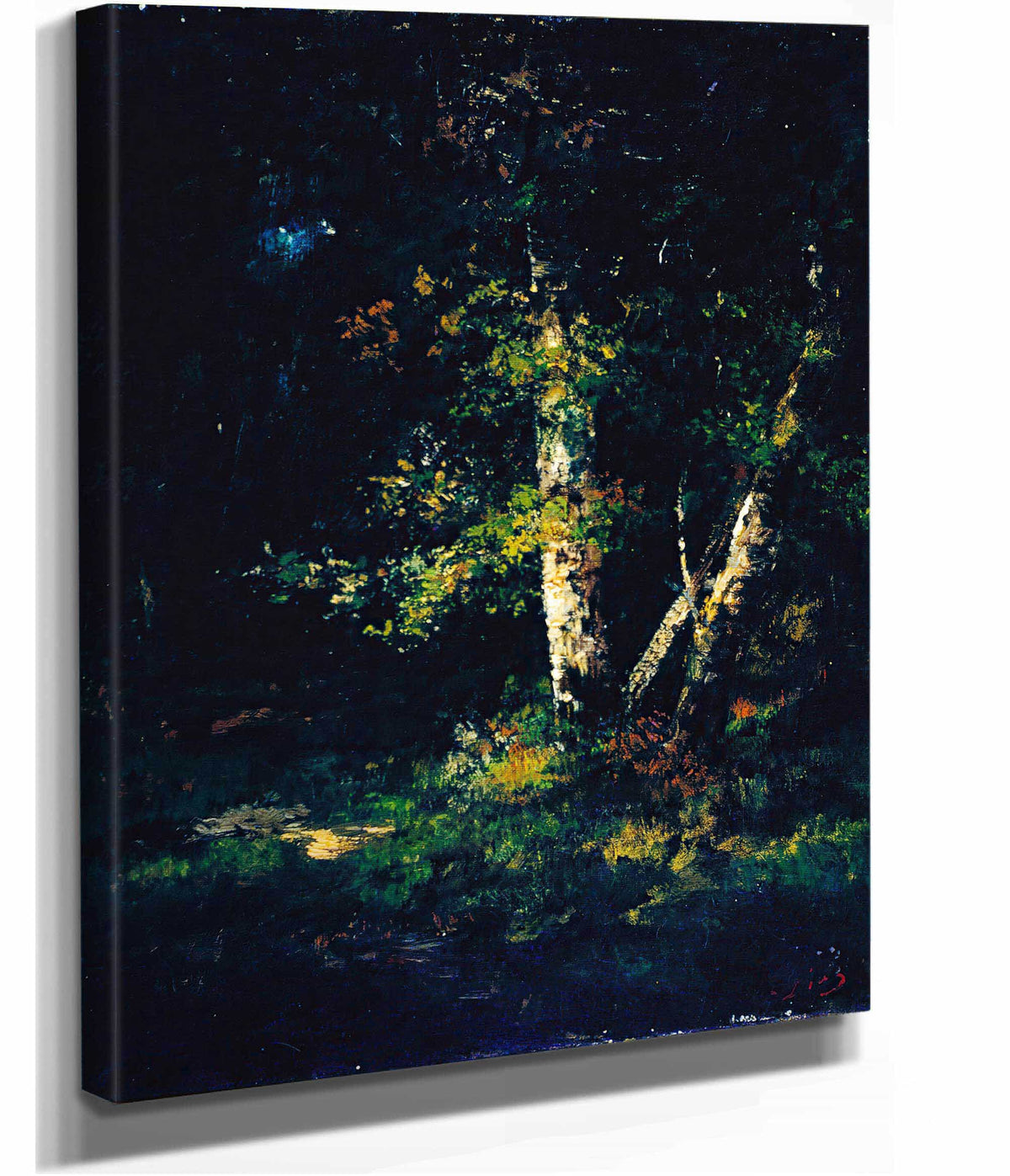 Forest Scene by Narcisse Virgile Diaz De La Pena