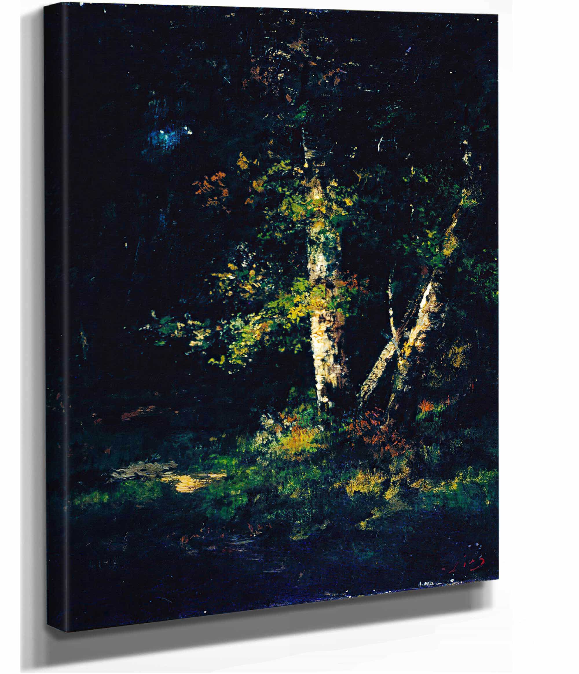 Forest Scene by Narcisse Virgile Diaz De La Pena