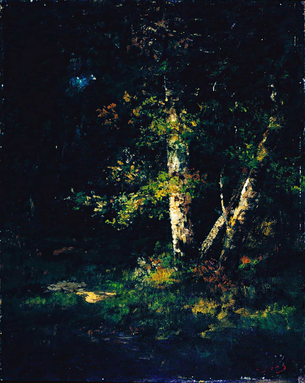 Forest Scene by Narcisse Virgile Diaz De La Pena