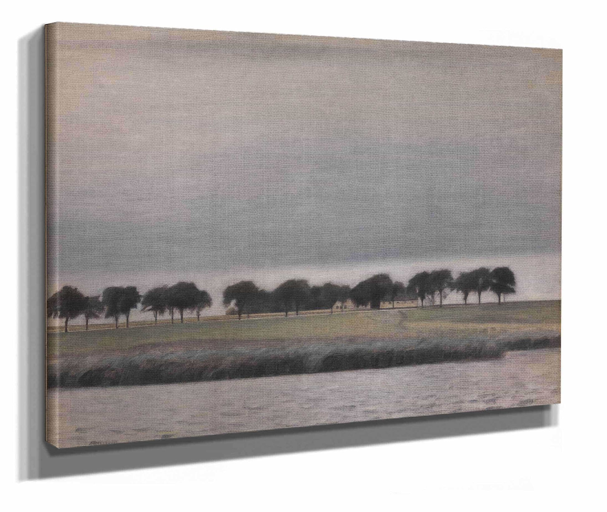 Forstudie Til Solregn Gentofte So by Vilhelm Hammershoi