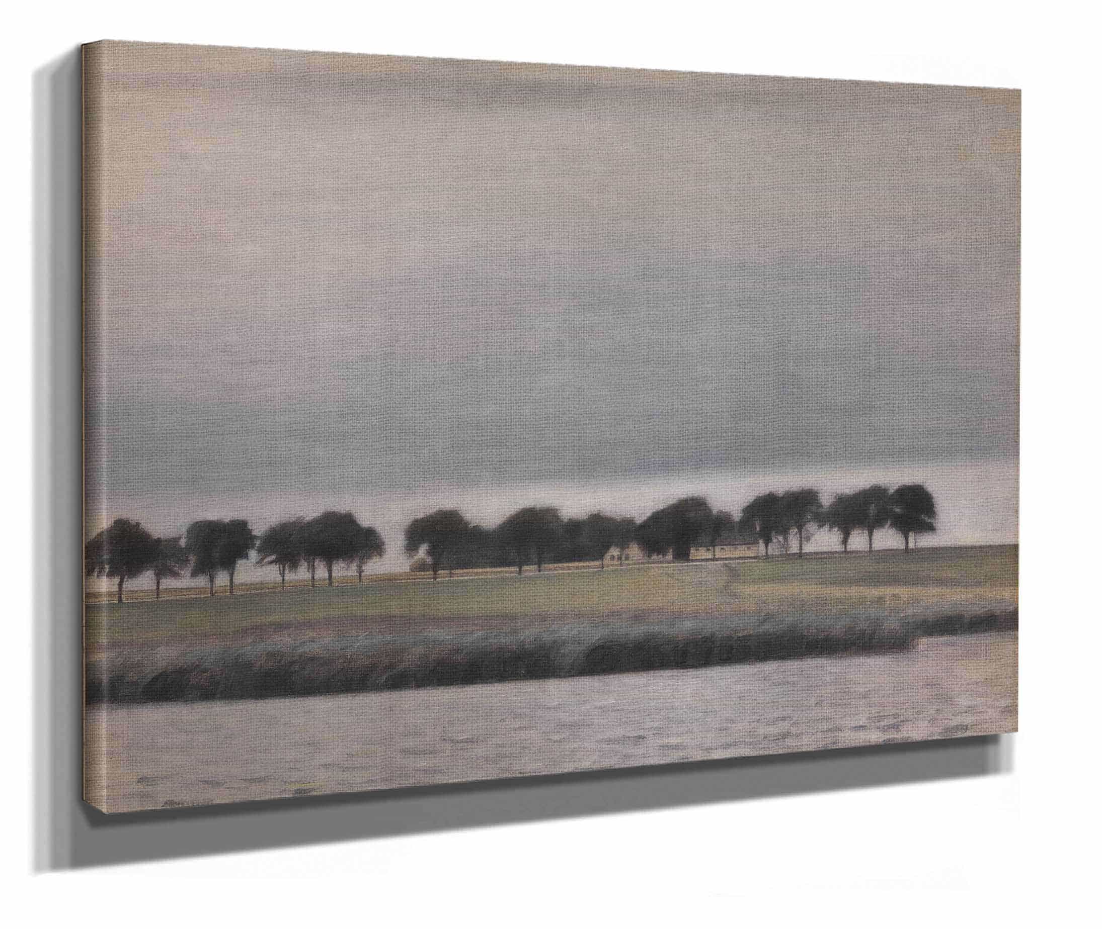 Forstudie Til Solregn Gentofte So by Vilhelm Hammershoi