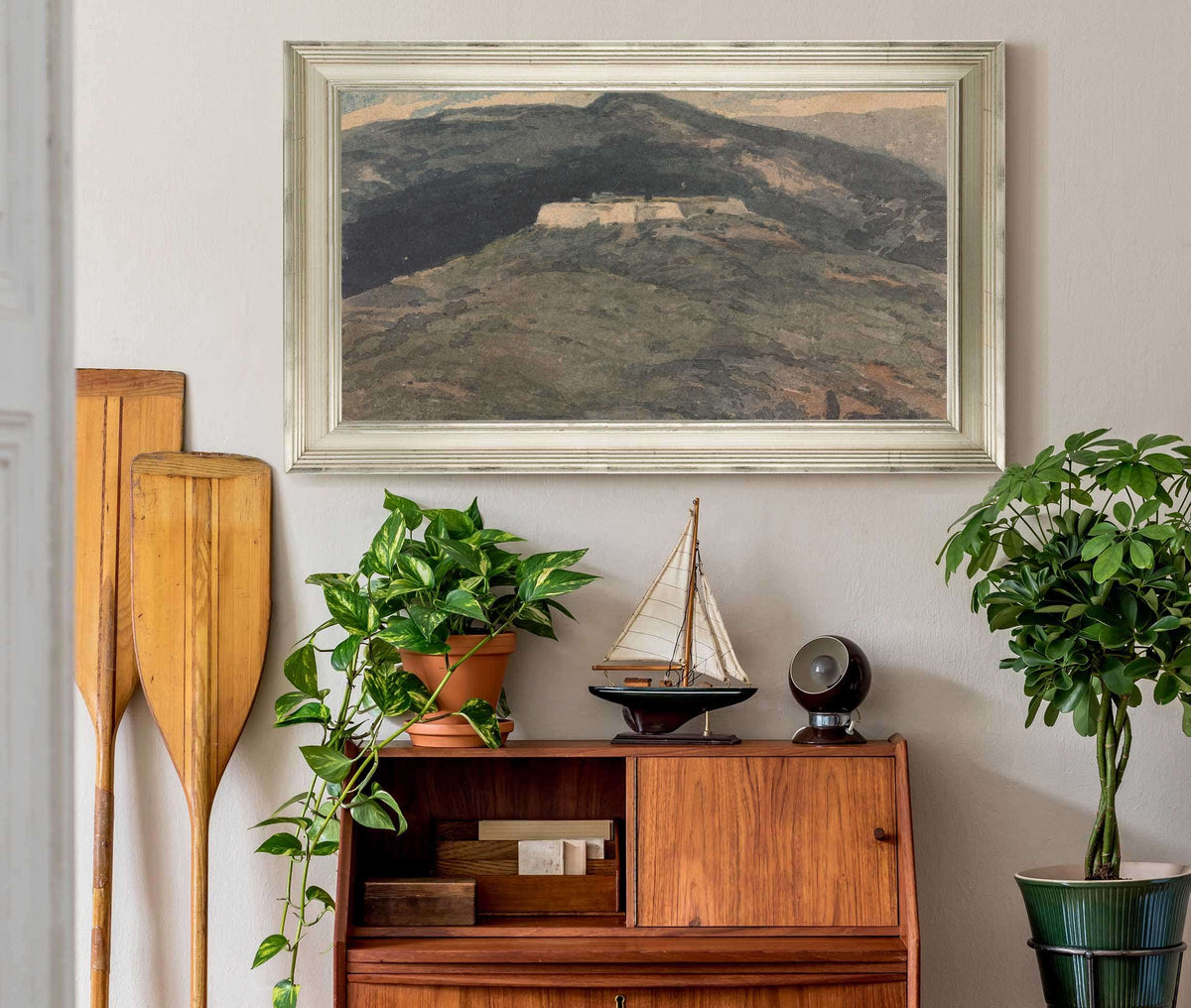 Fort Putnam From Capn Philips Parlour W P St Attempt From Nature by Thomas Sully