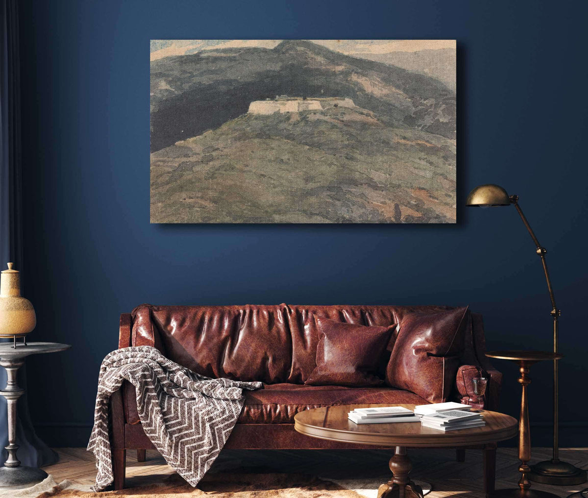 Fort Putnam From Capn Philips Parlour W P St Attempt From Nature by Thomas Sully