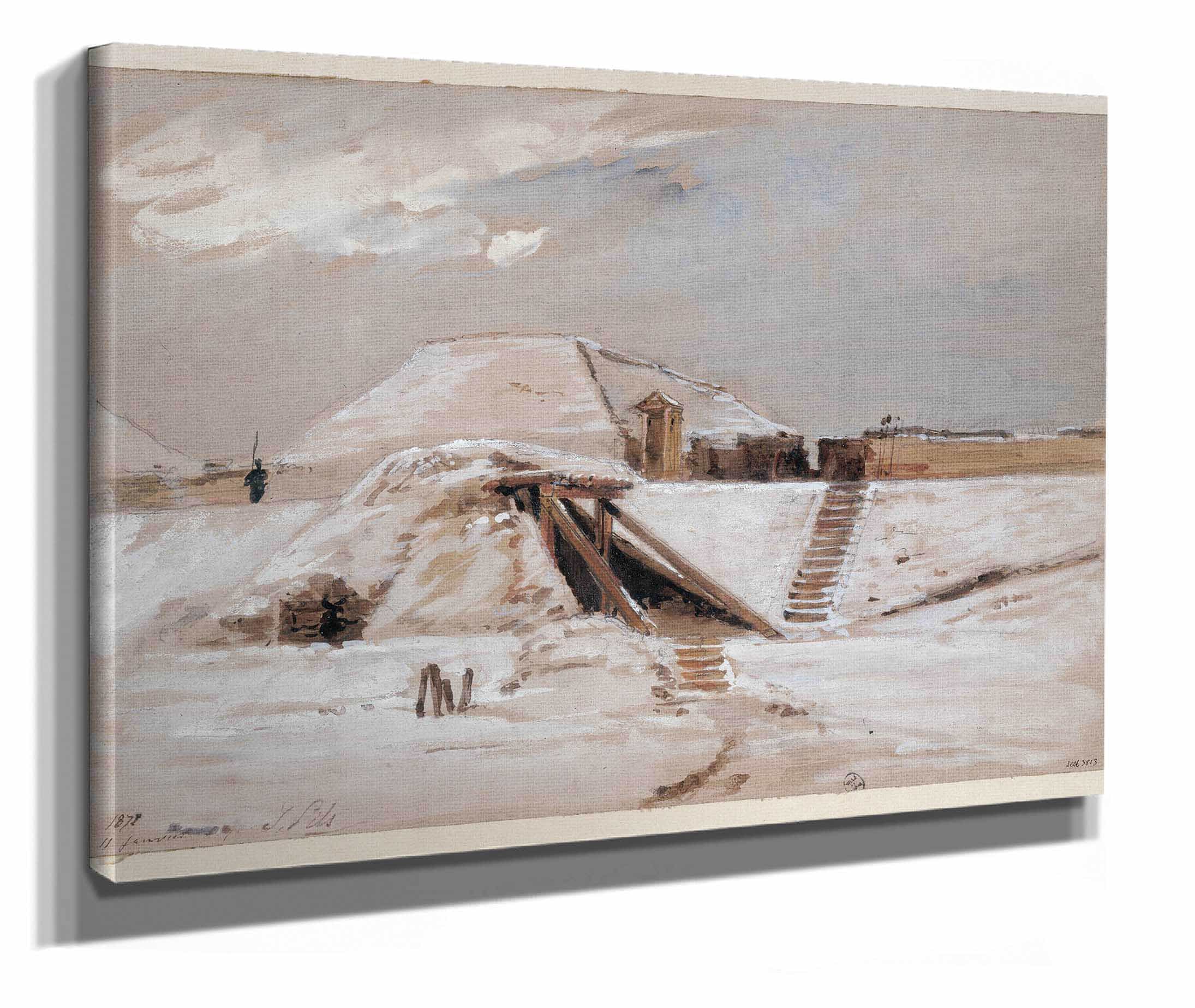 Fort Sous La Neige by Isidore Pils