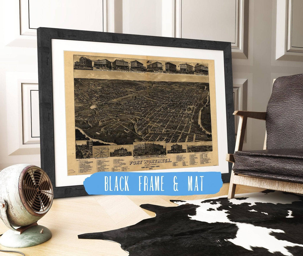 Fort Worth Tex The Queen Of The Prairies County Seat Of Tarrant County 1886 State of Texas