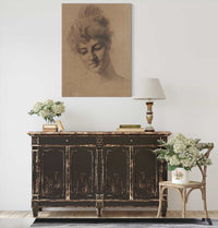 Fortunati Een Italiaans Model by Therese Schwartze