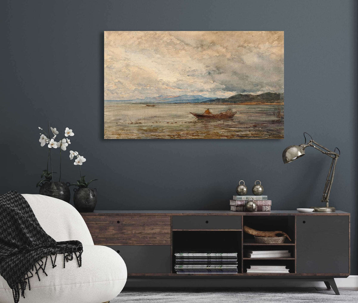 Fos Environs De Martigues by Felix Ziem