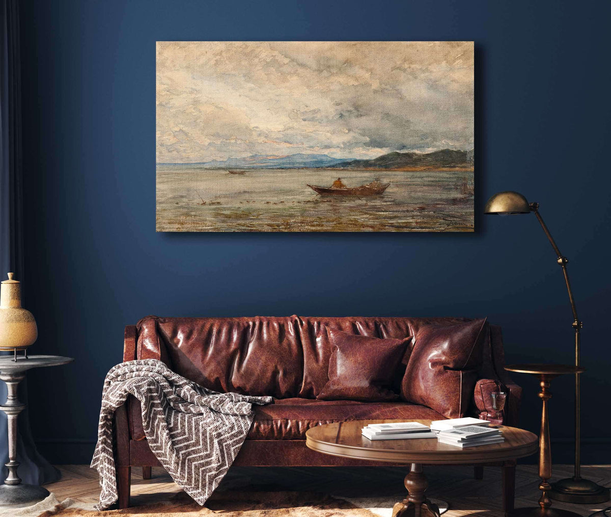 Fos Environs De Martigues by Felix Ziem