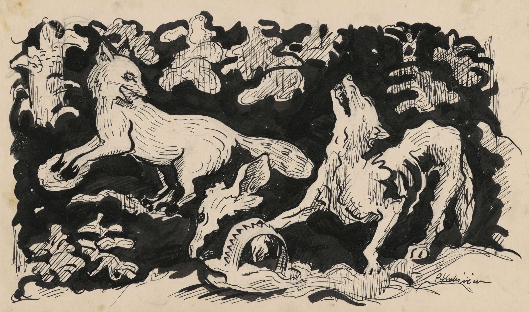 Fox In A Trap by Arnold Peter Weisz Kubincan