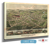 Foxborough Mass 1879 State of Massachusetts