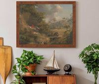 Foxhunting In Hilly Country by George Morland