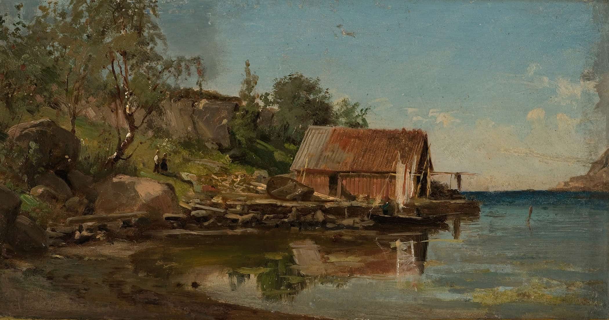 Fra Aaviken By Amaldus Nielsen