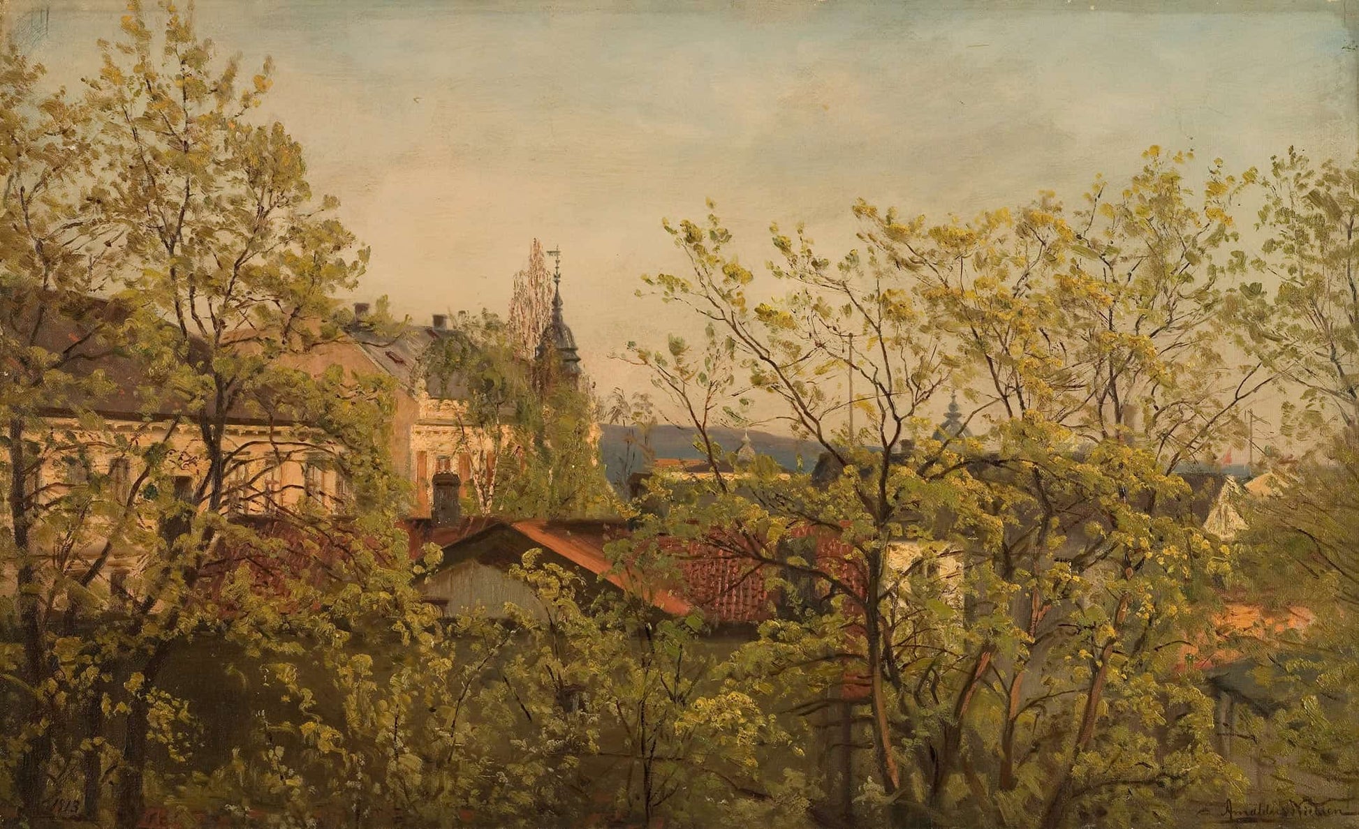 Fra Ateliervinduet I Mai Majorstuveien By Amaldus Nielsen