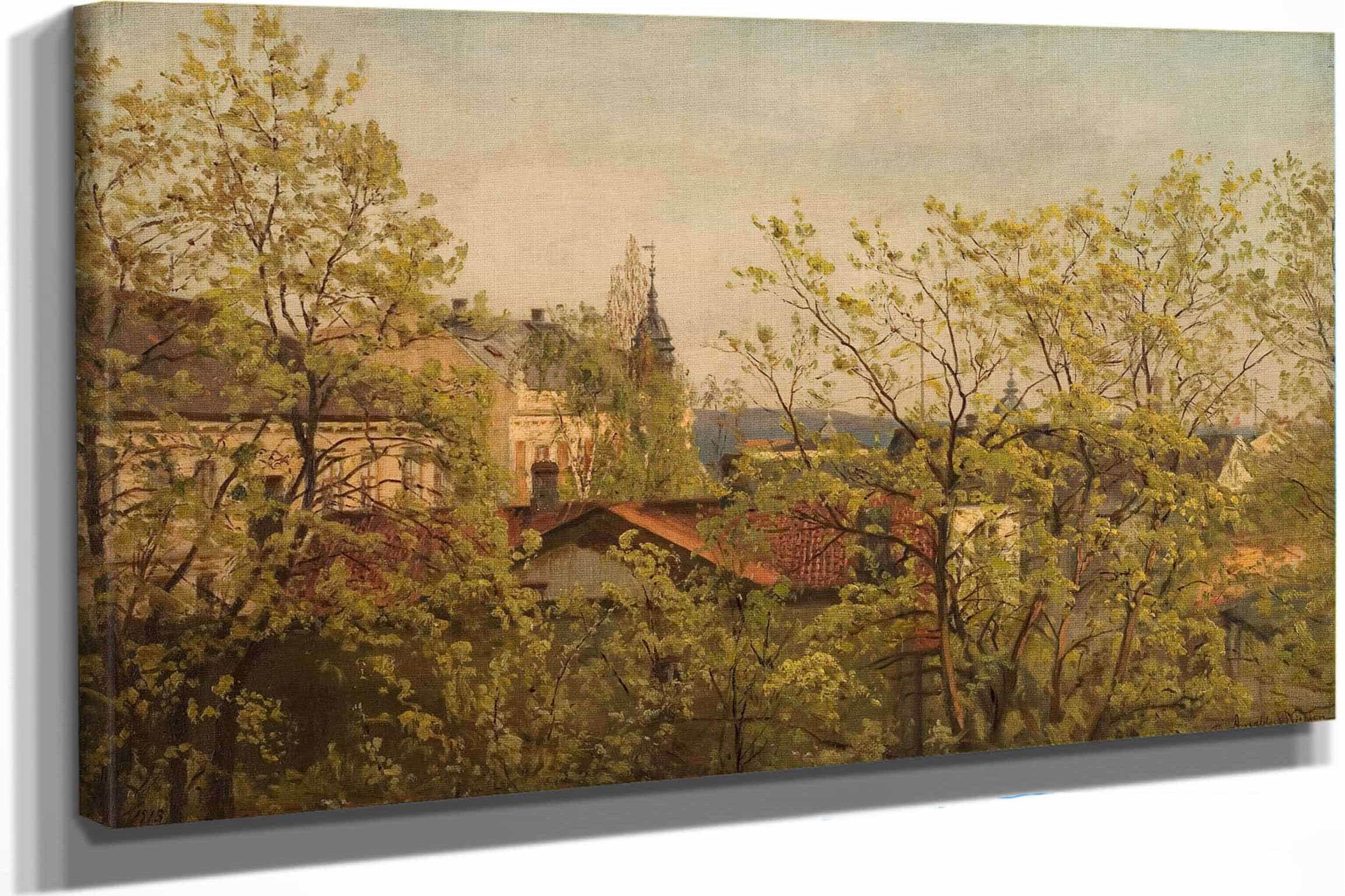 Fra Ateliervinduet I Mai Majorstuveien By Amaldus Nielsen