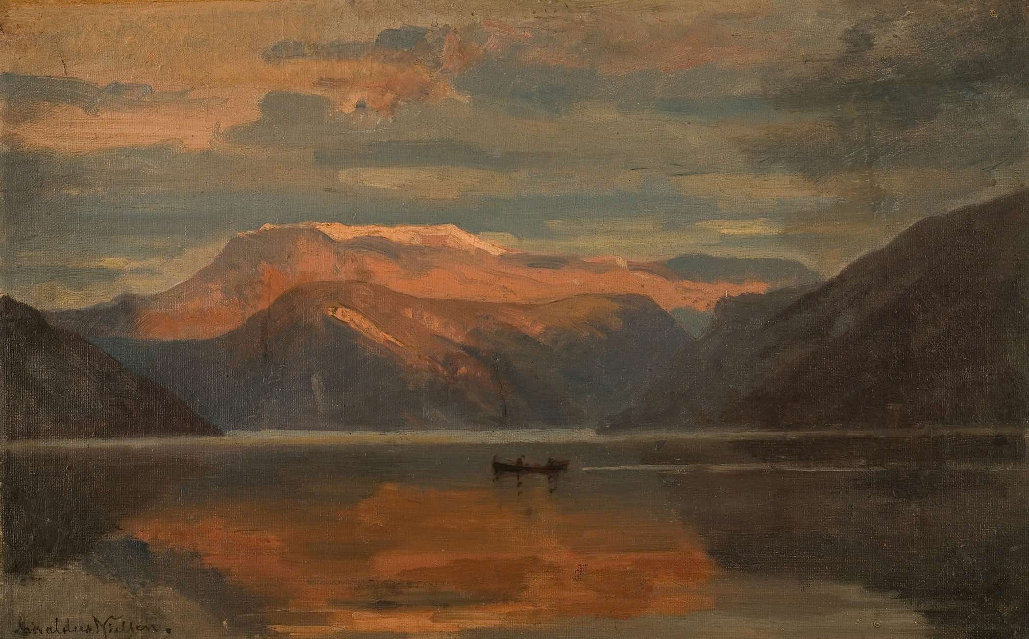 Fra Balestrand By Amaldus Nielsen