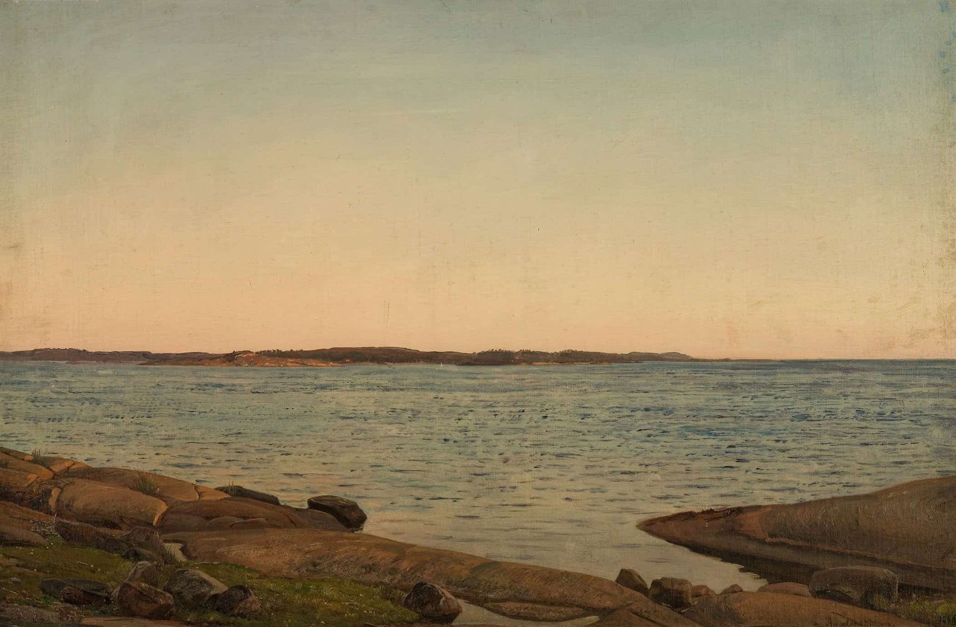 Fra Beiningen Skudesnes By Amaldus Nielsen