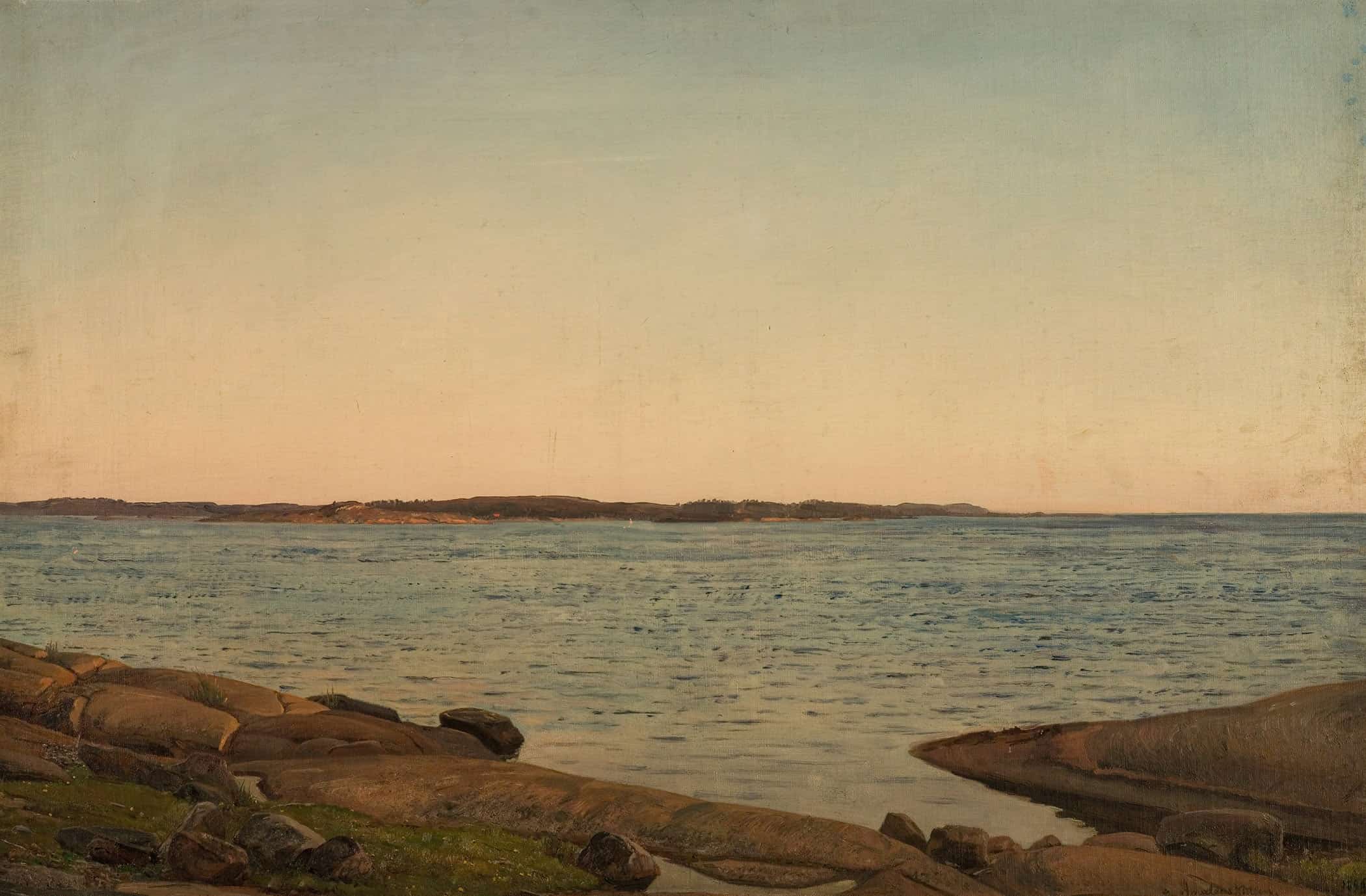 Fra Beiningen Skudesnes By Amaldus Nielsen