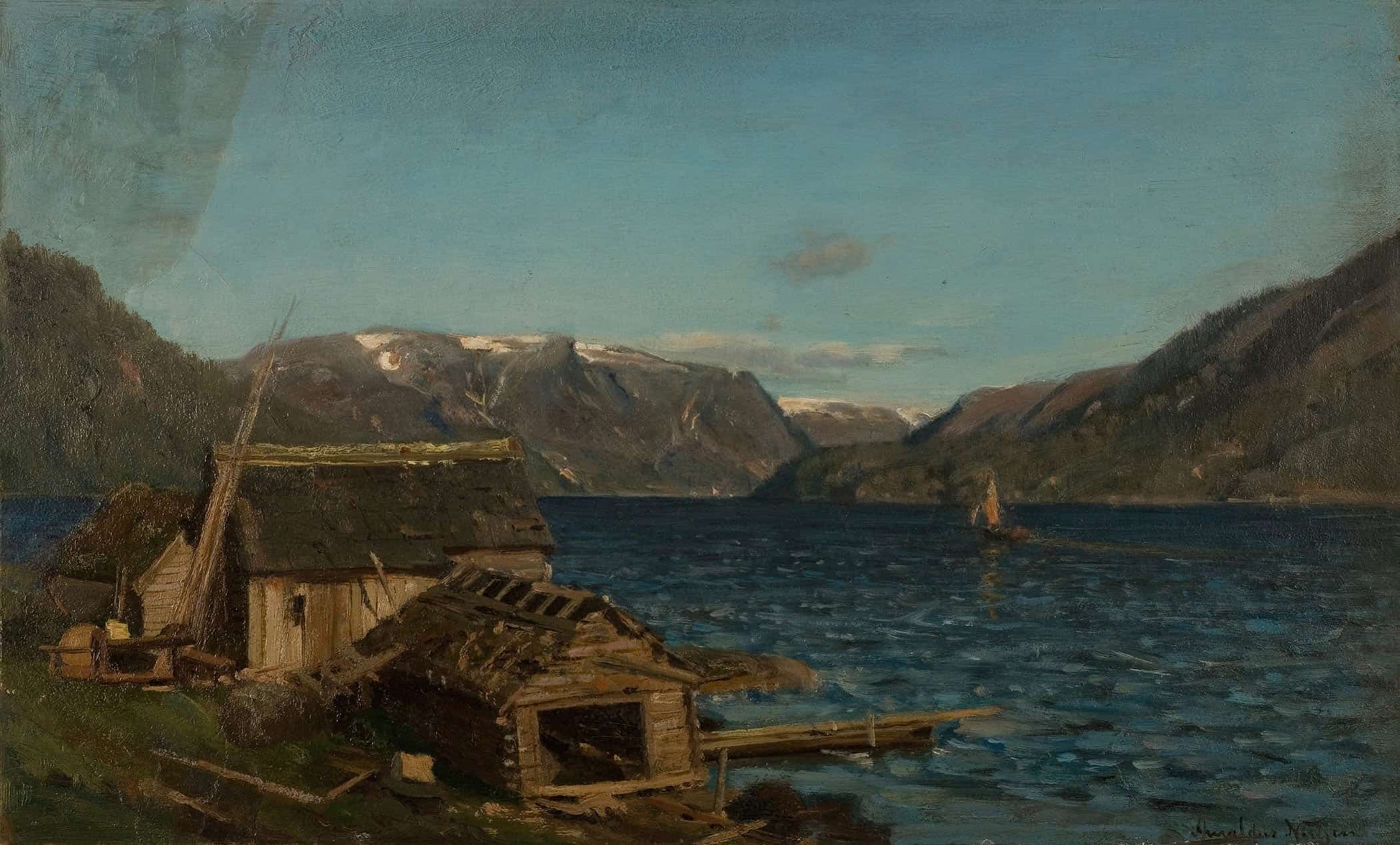 Fra Djonne By Amaldus Nielsen