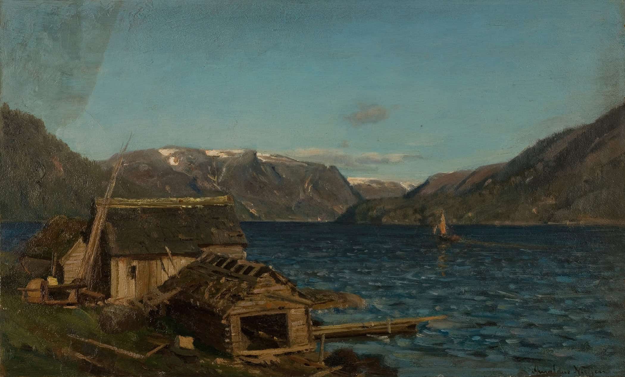 Fra Djonne By Amaldus Nielsen