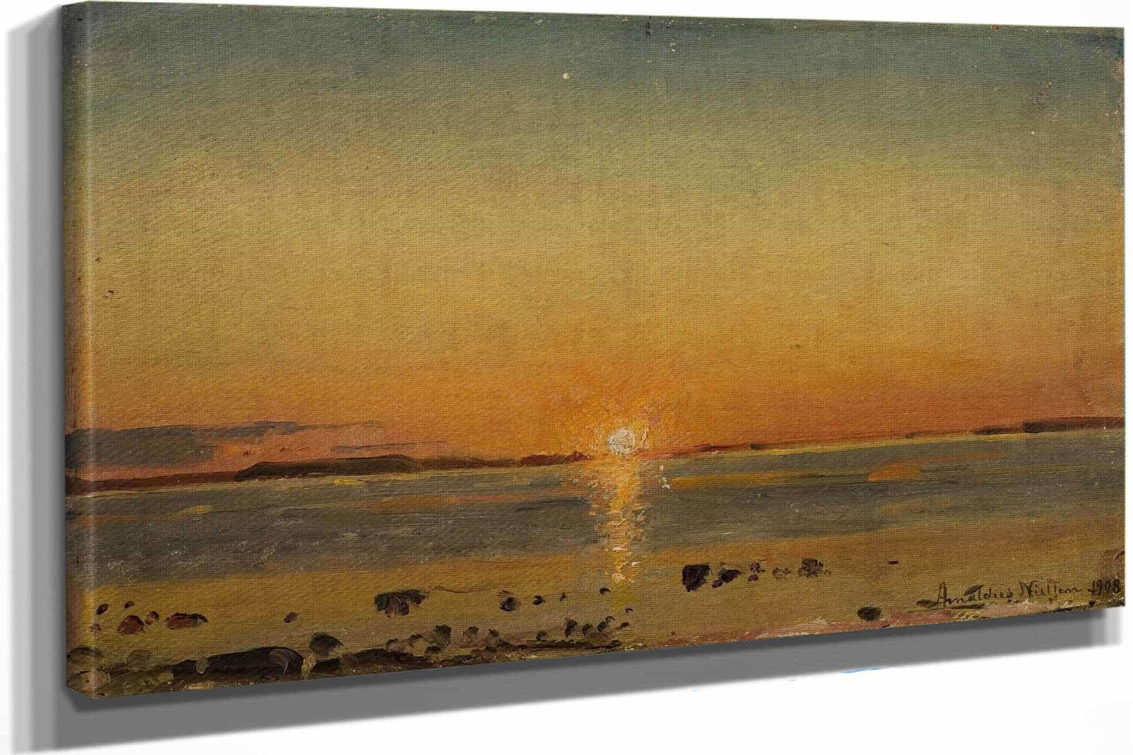 Fra Eidem Aafjord By Amaldus Nielsen