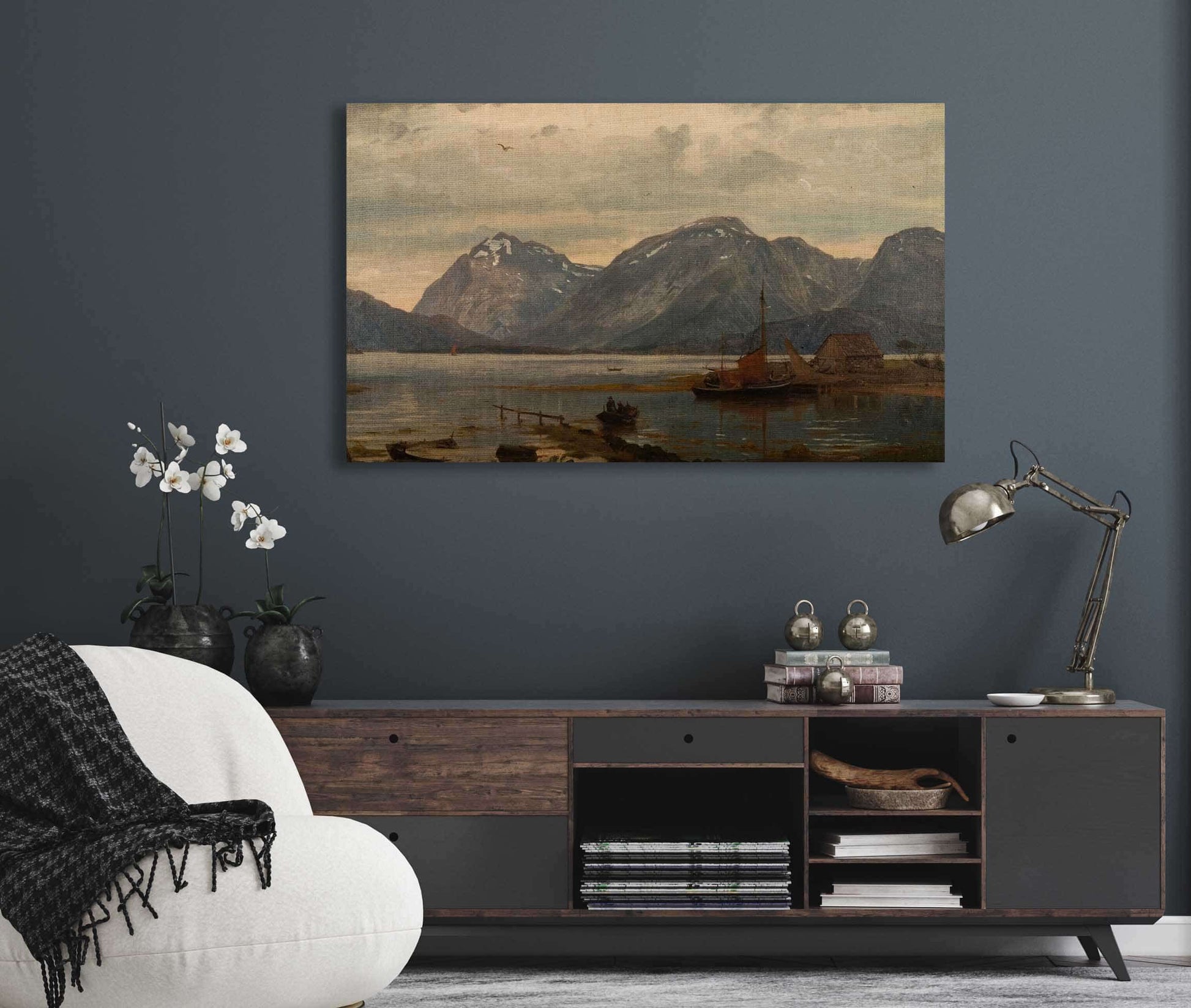 Fra Englafjellene Hardanger By Amaldus Nielsen
