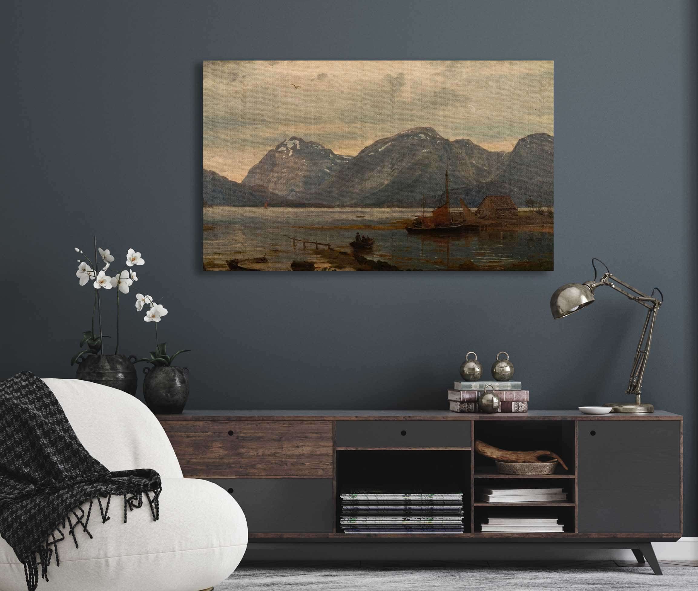 Fra Englafjellene Hardanger By Amaldus Nielsen