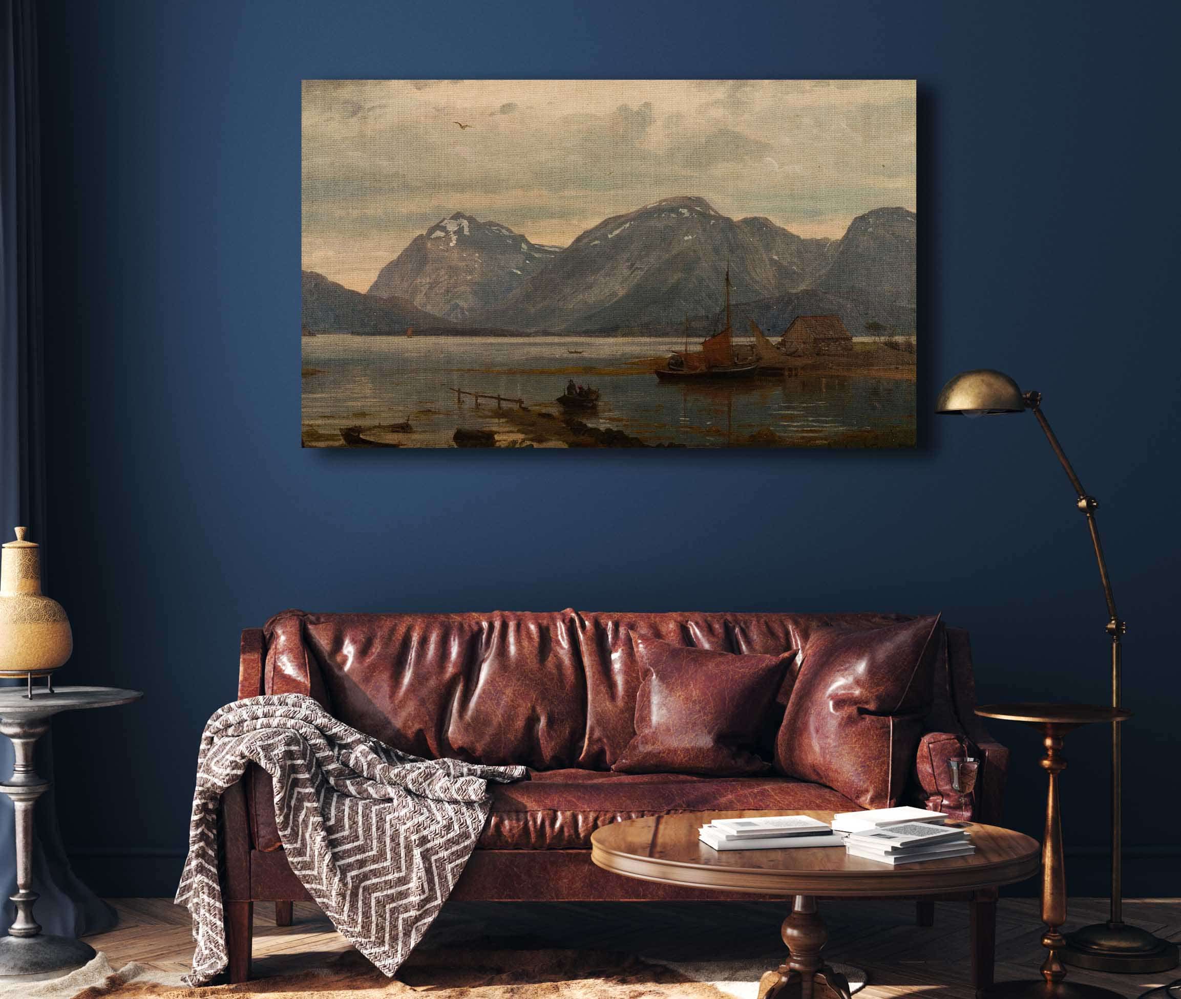 Fra Englafjellene Hardanger By Amaldus Nielsen
