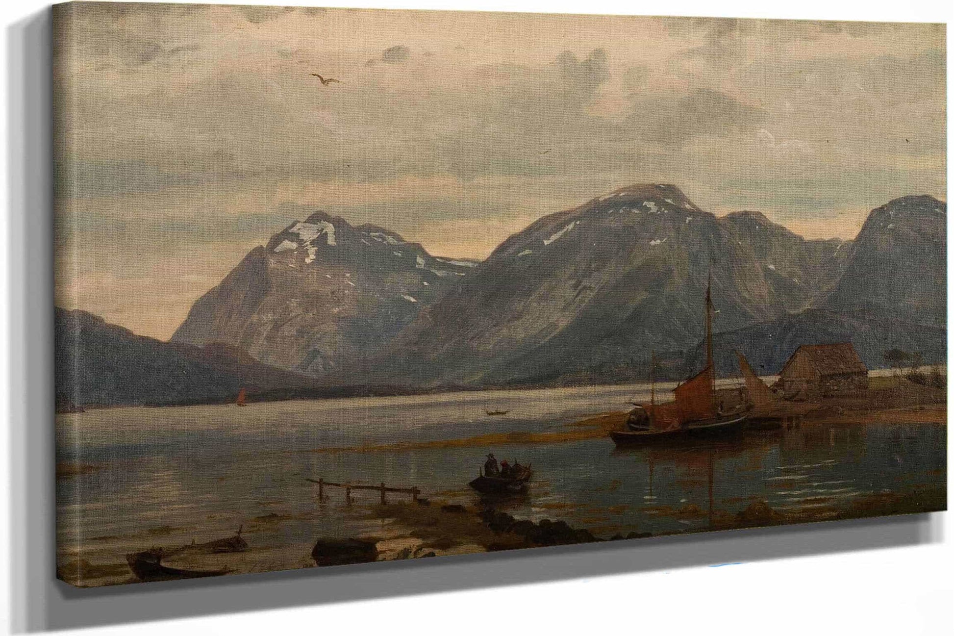 Fra Englafjellene Hardanger By Amaldus Nielsen