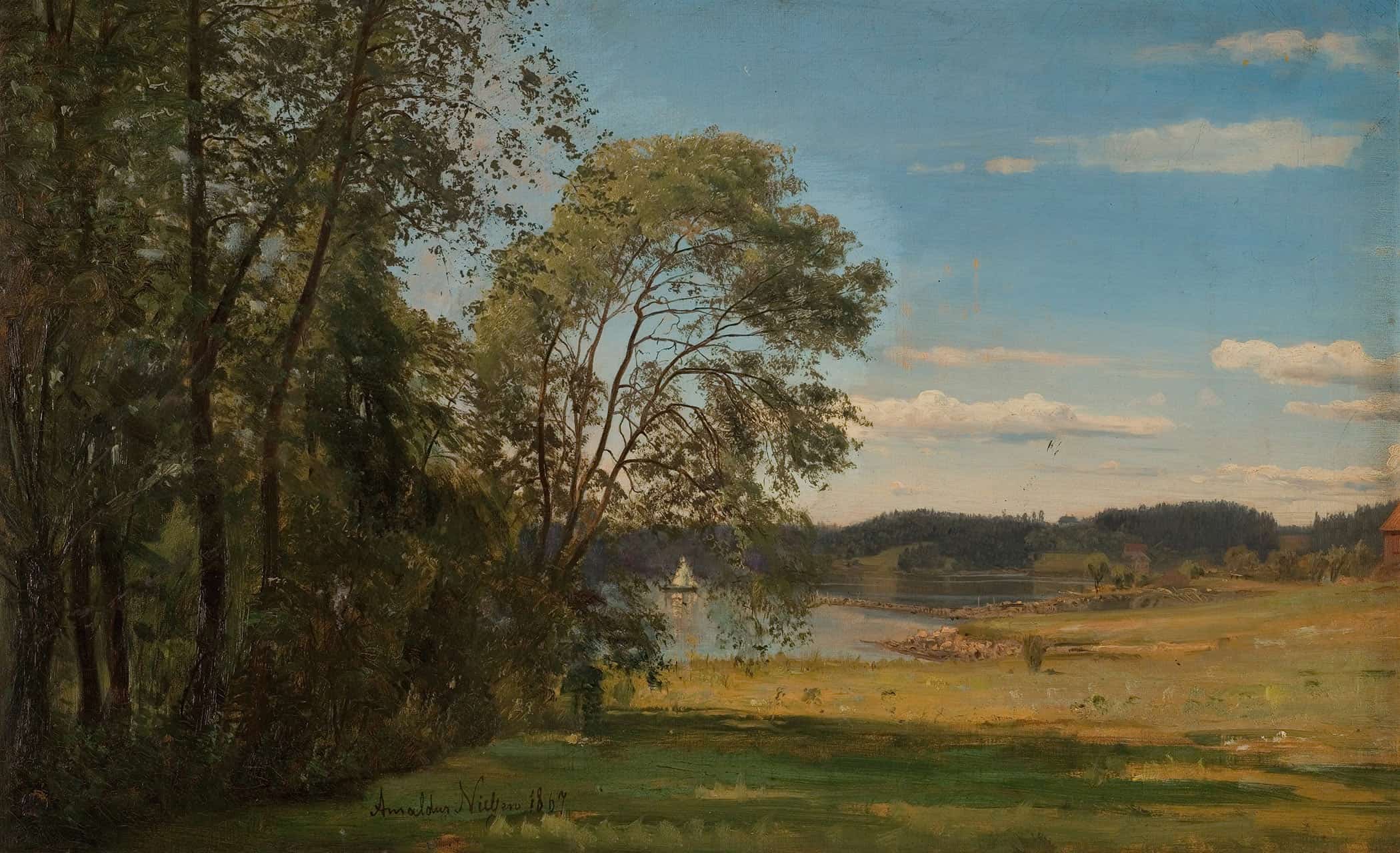 Fra Frognerkilen By Amaldus Nielsen
