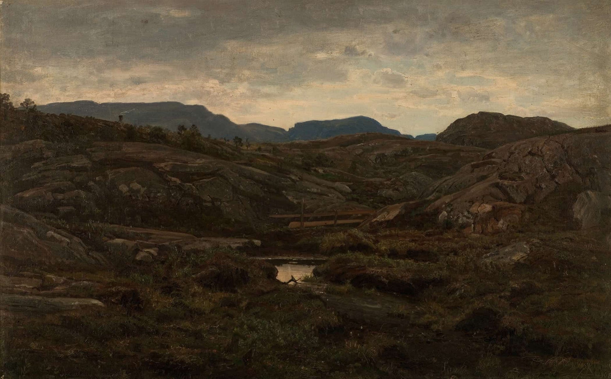 Fra Heiene Ved Aafjord By Amaldus Nielsen