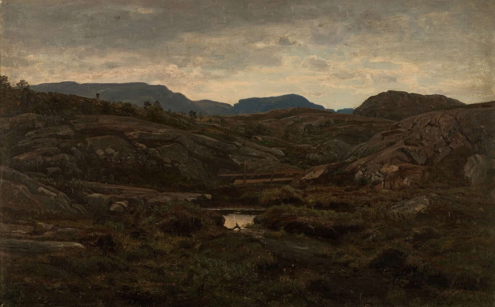 Fra Heiene Ved Aafjord By Amaldus Nielsen