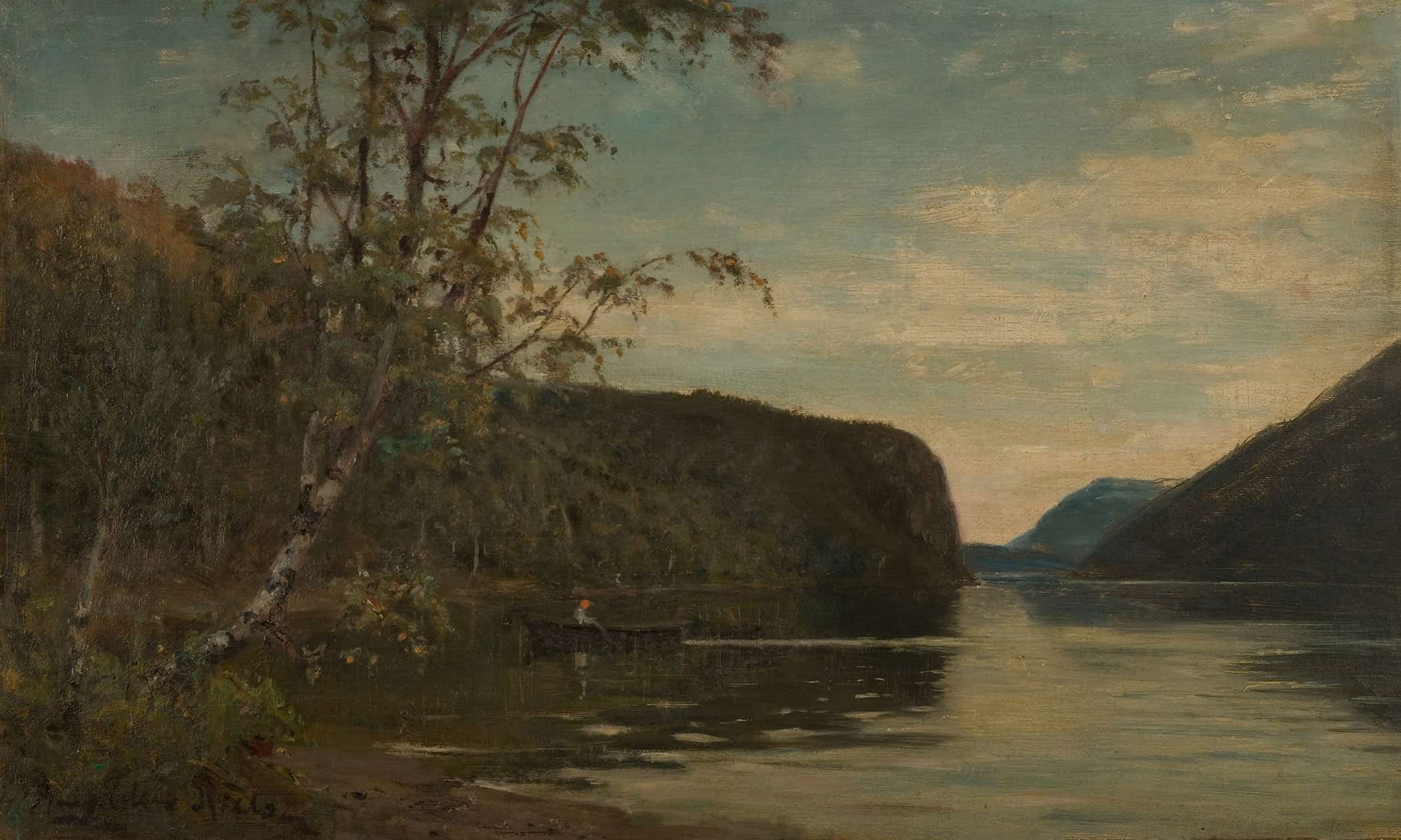 Fra Hornindalsvannet Nordfjord By Amaldus Nielsen