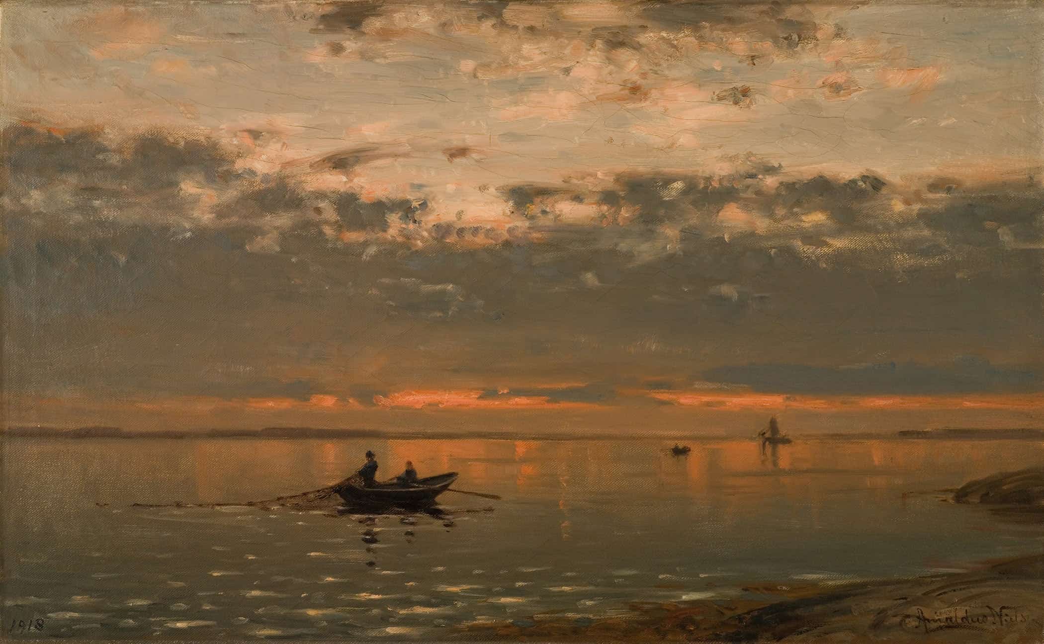Fra Kristianiafjorden By Amaldus Nielsen