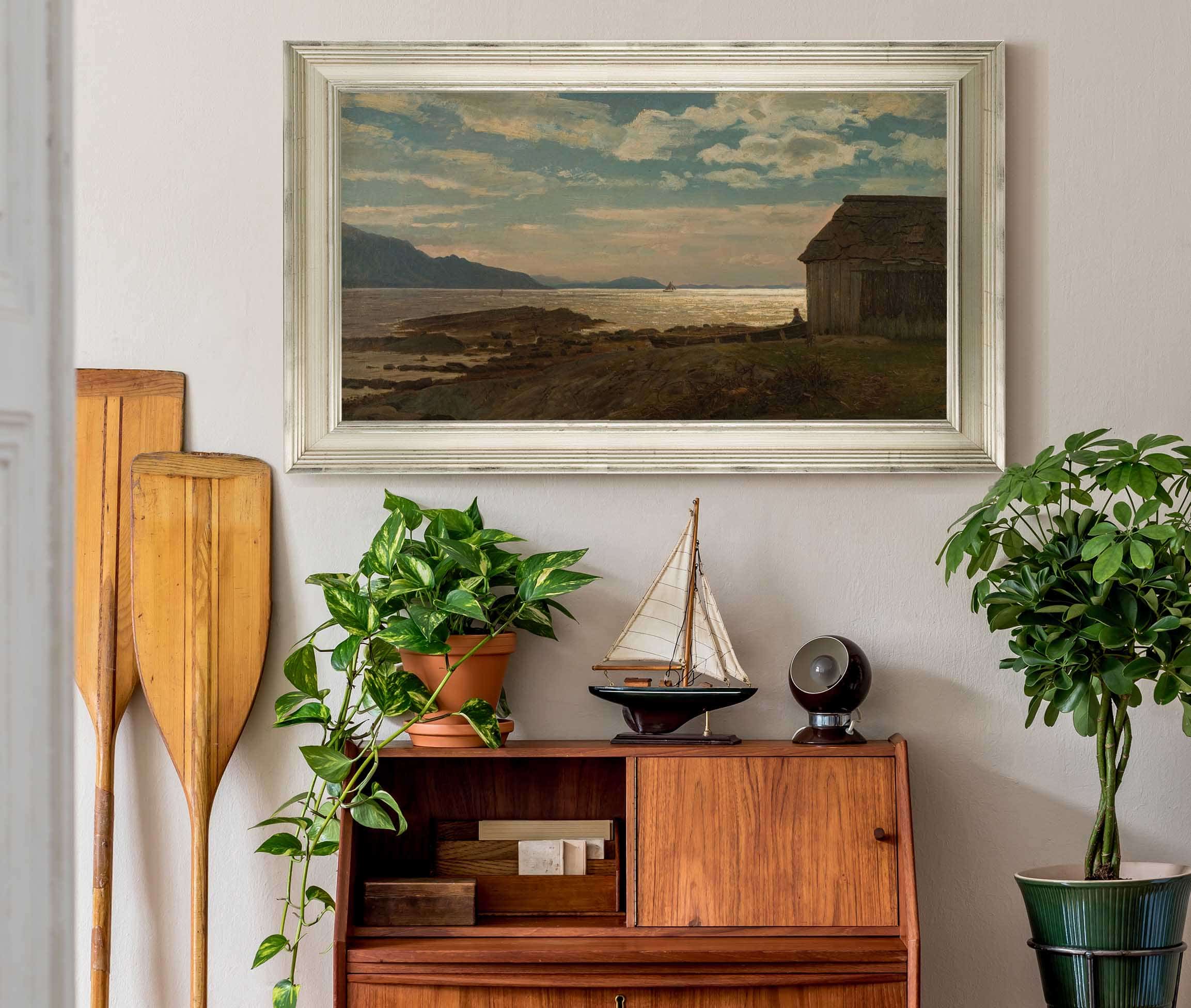 Fra Olvestranden Hardanger By Amaldus Nielsen