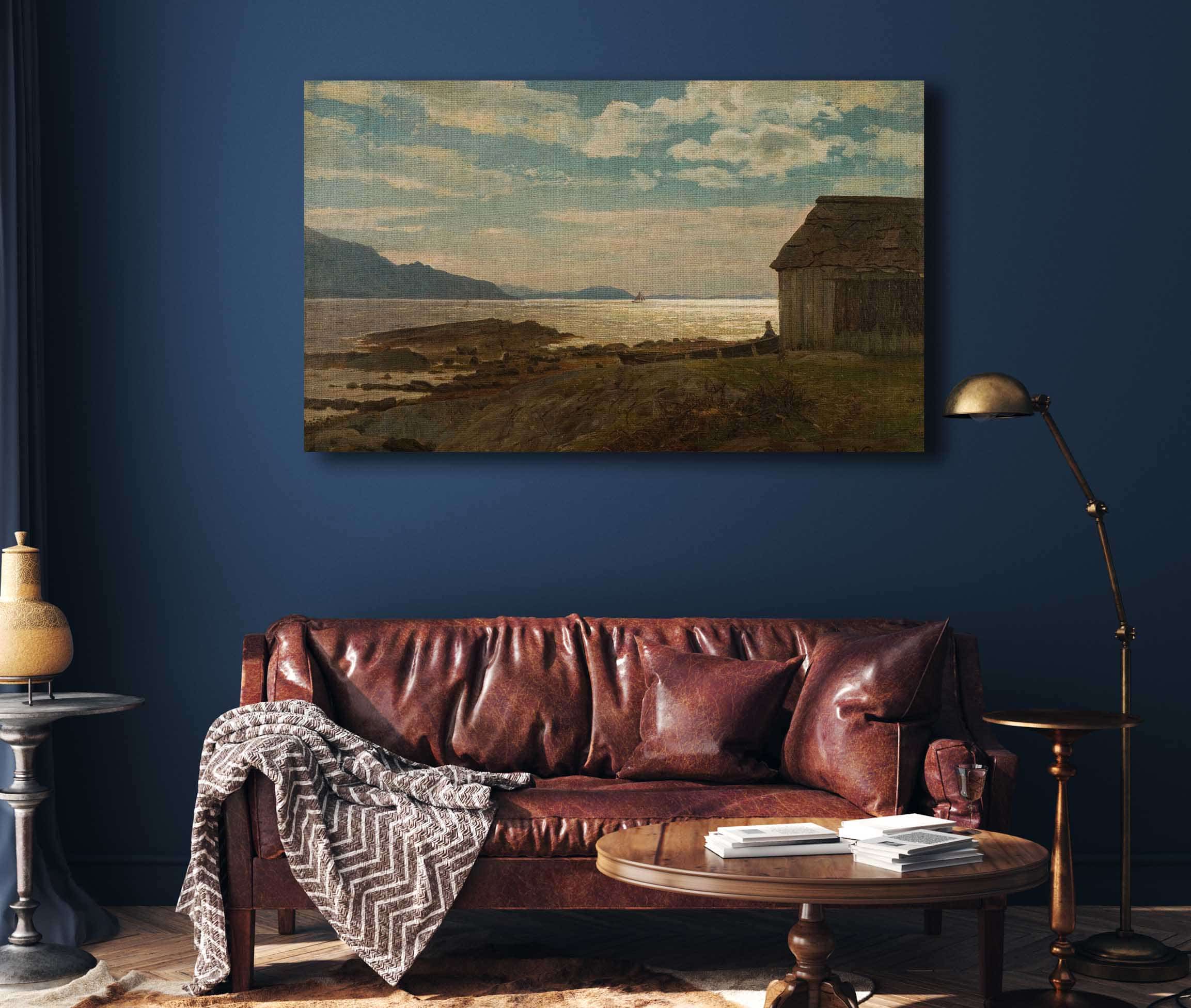 Fra Olvestranden Hardanger By Amaldus Nielsen
