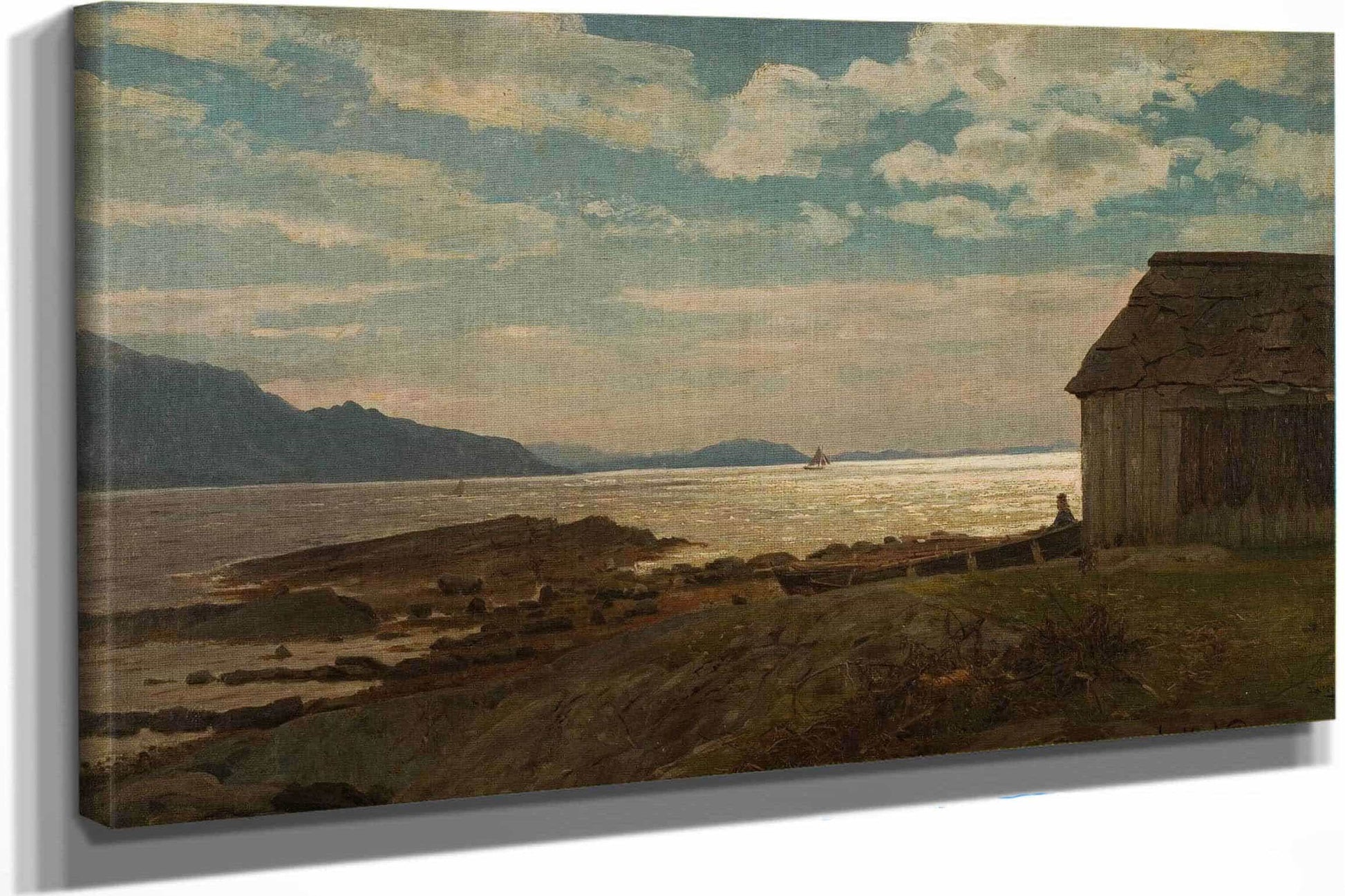 Fra Olvestranden Hardanger By Amaldus Nielsen