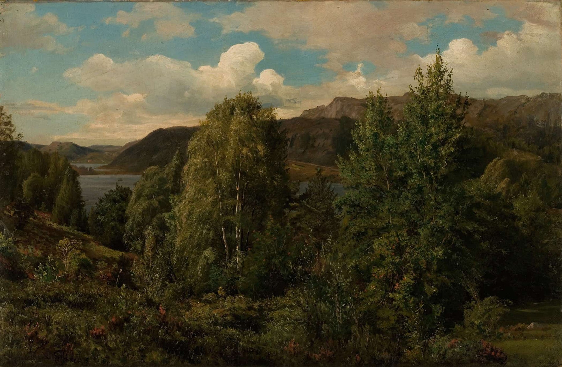 Fra Skogsfjord Mandal By Amaldus Nielsen