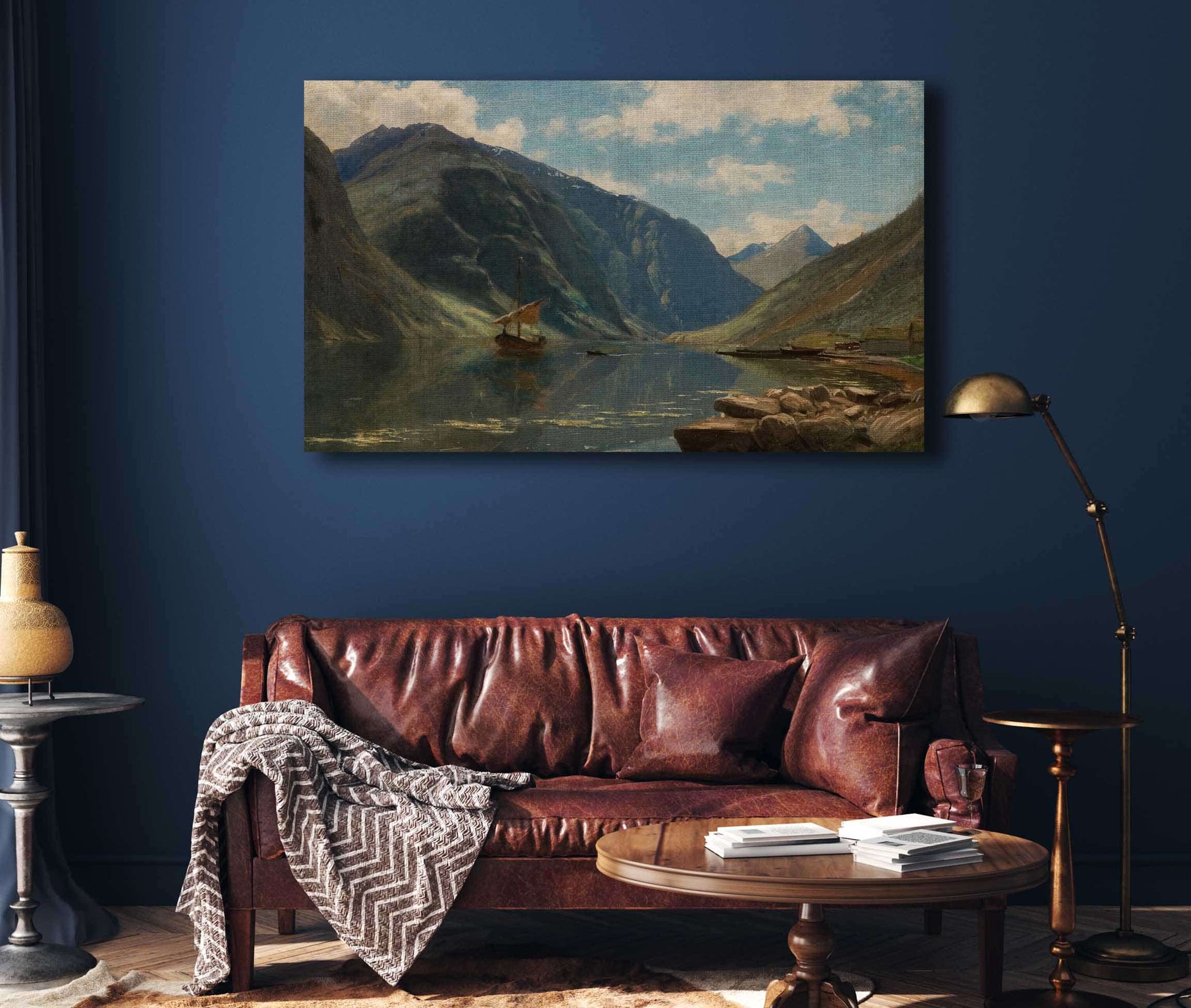 Fra Sognefjord By Amaldus Nielsen
