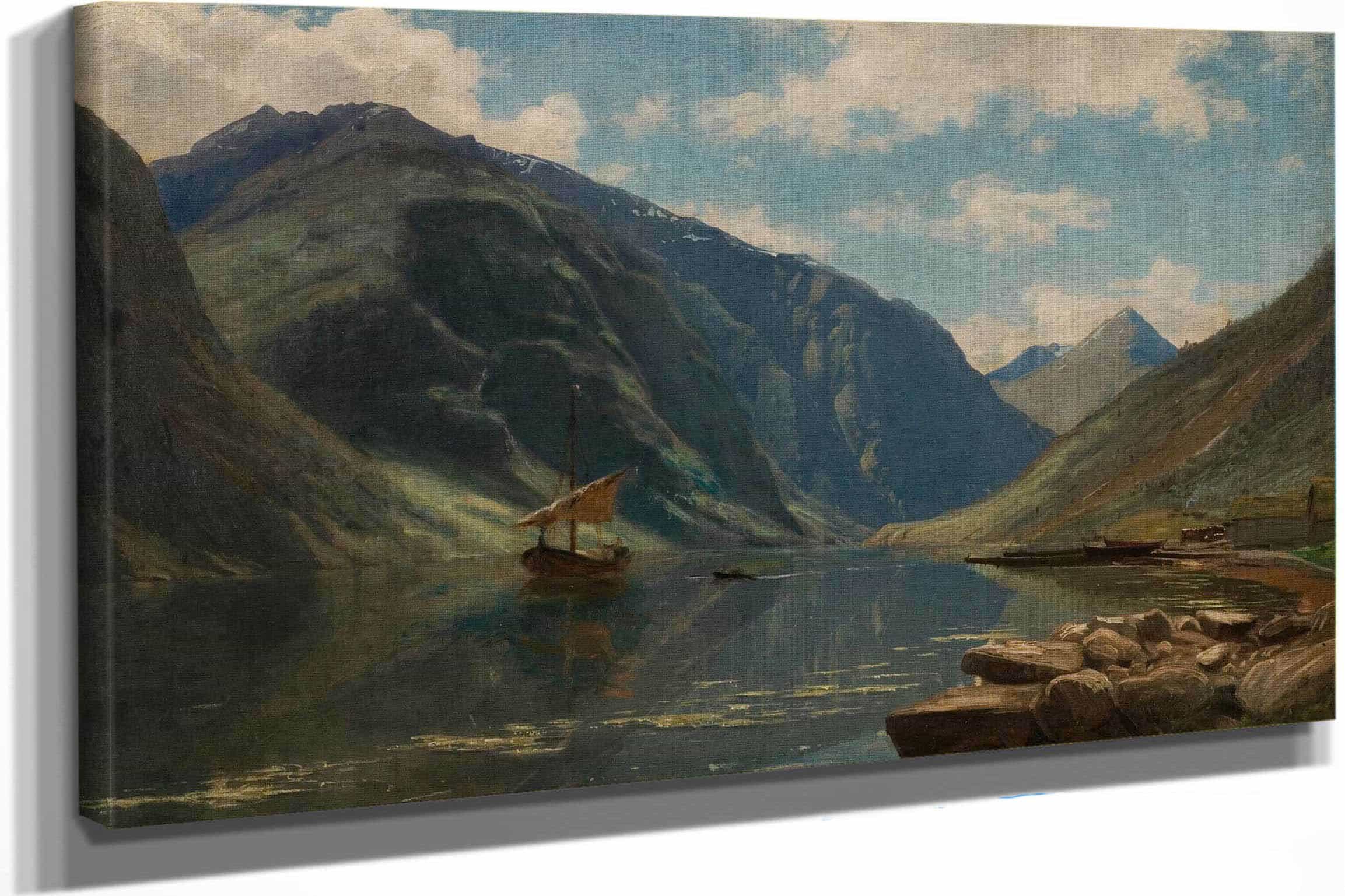 Fra Sognefjord By Amaldus Nielsen
