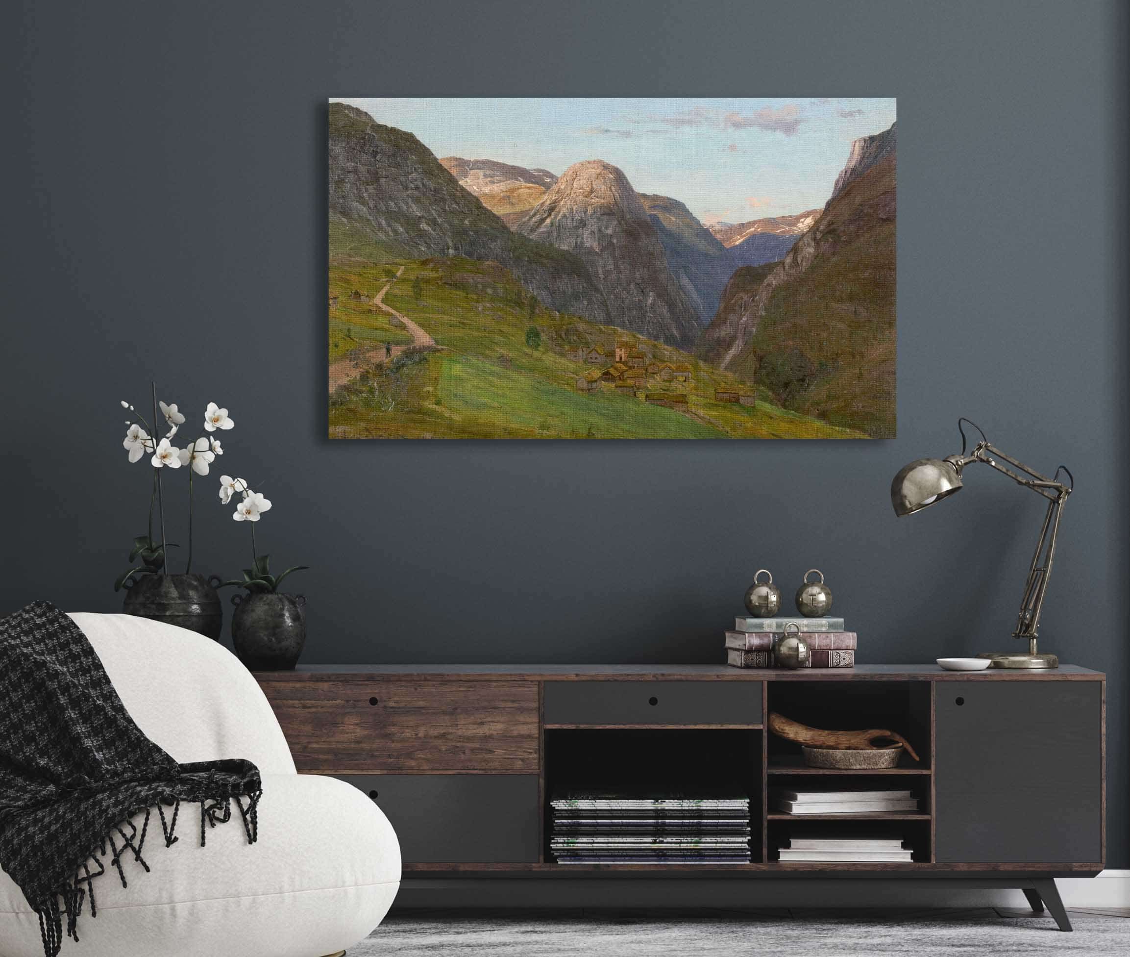Fra Stalheim By Amaldus Nielsen