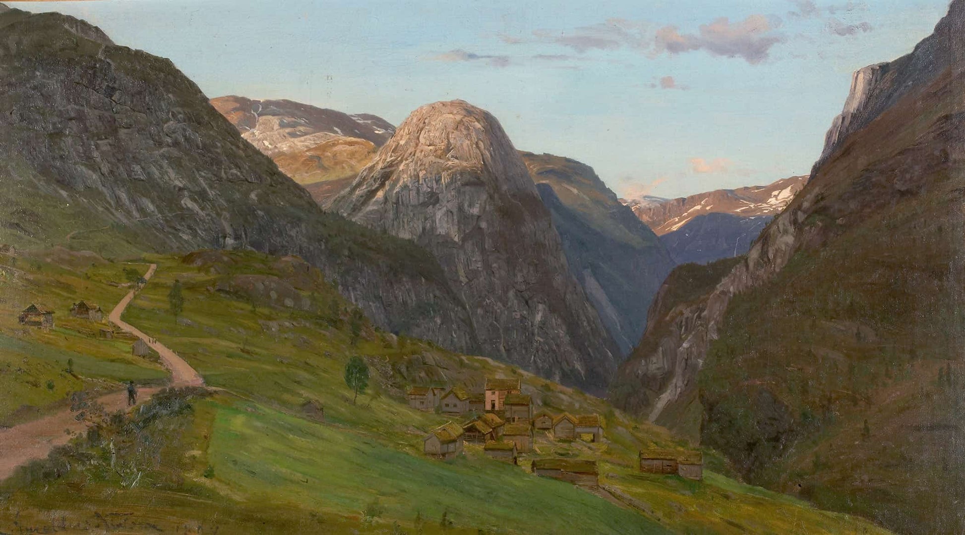Fra Stalheim By Amaldus Nielsen