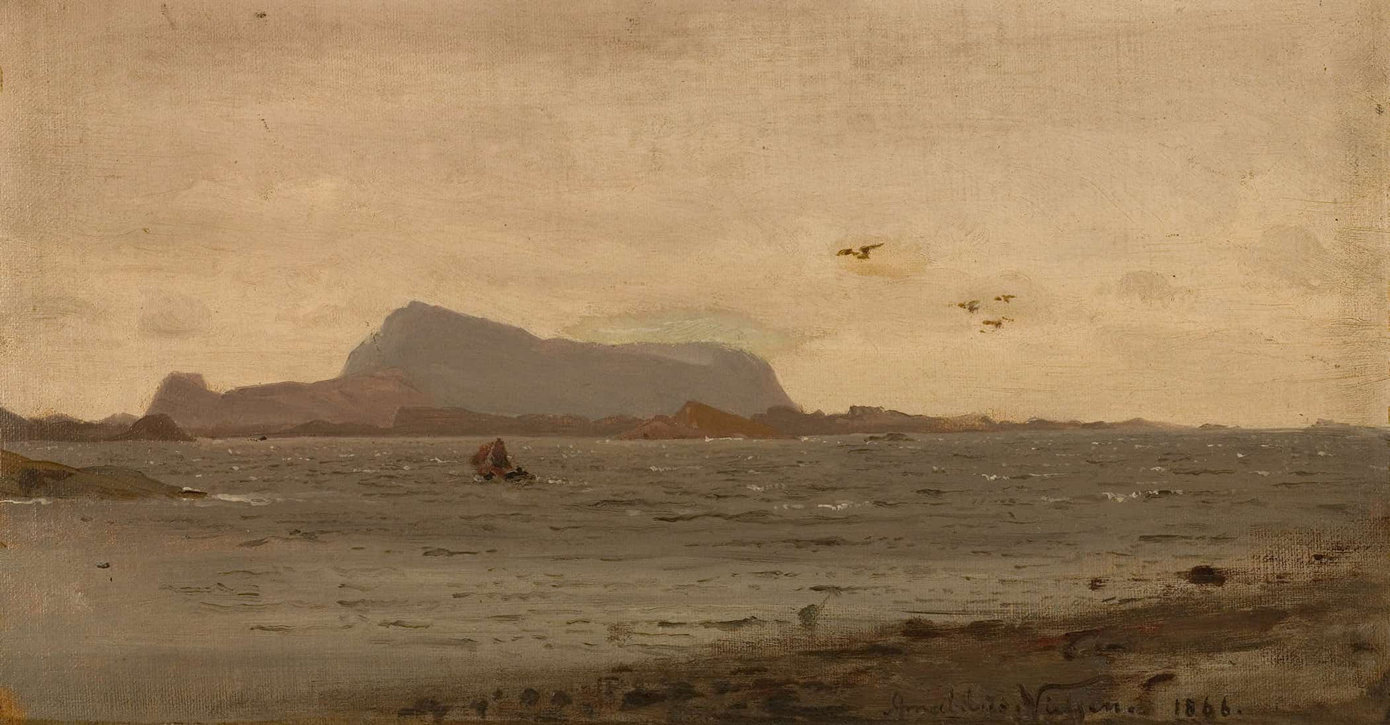 Fra Stavenes I Sondfjord By Amaldus Nielsen