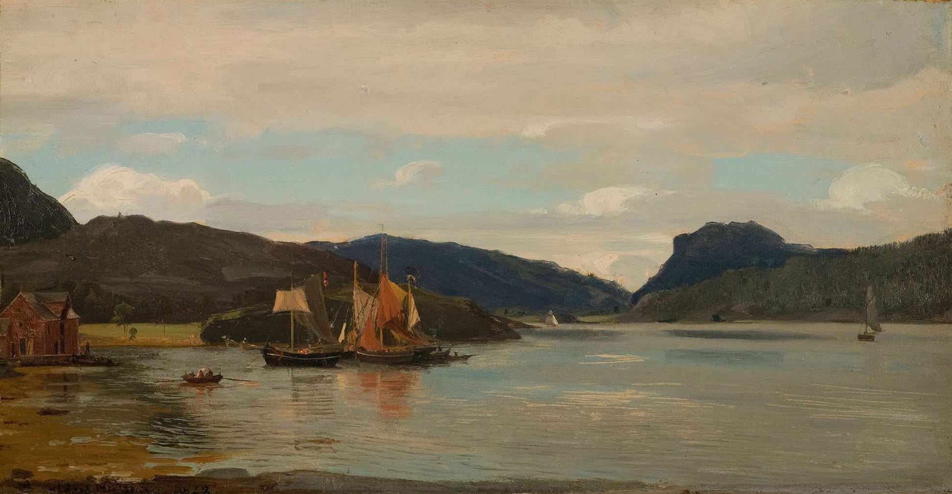 Fra Teroen Bergen By Amaldus Nielsen