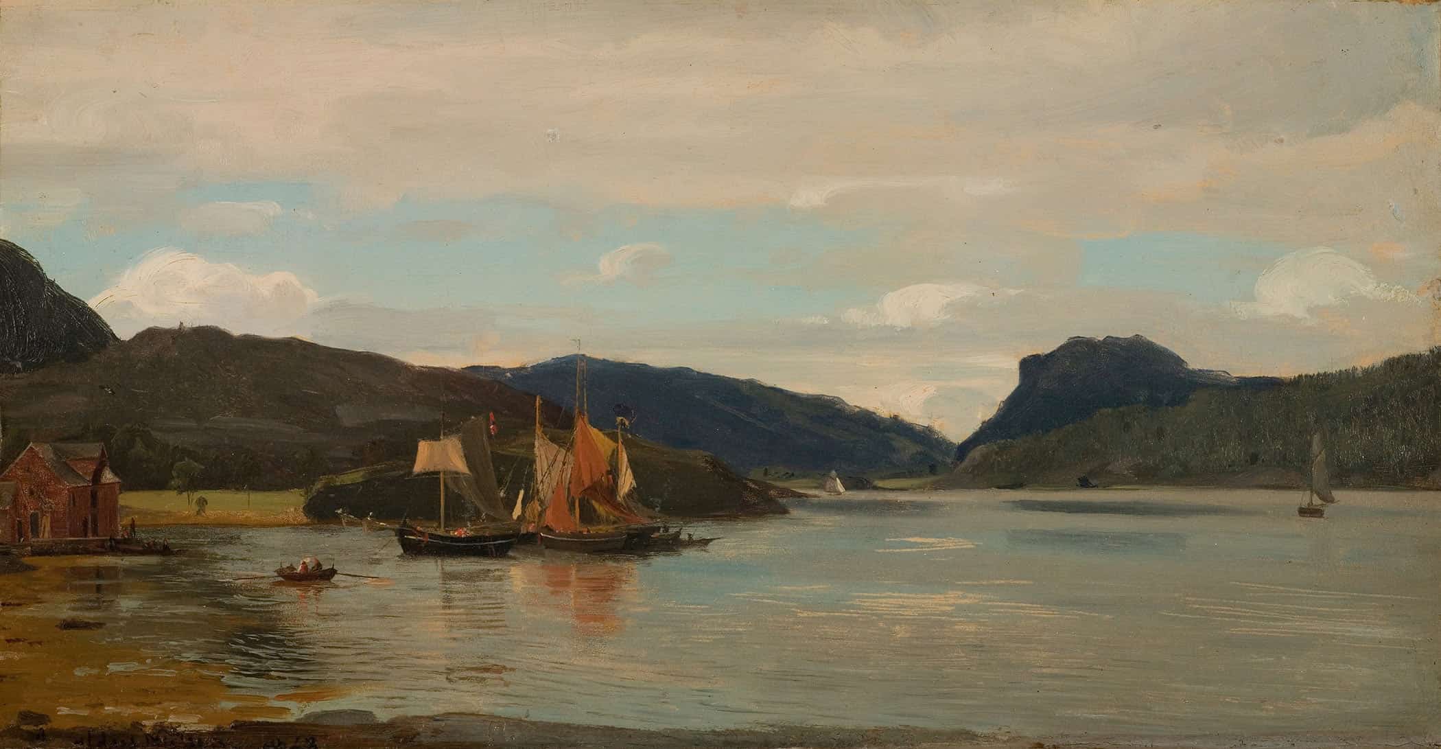 Fra Teroen Bergen By Amaldus Nielsen