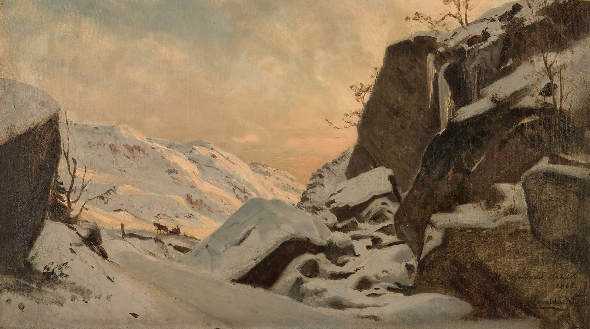 Fra Tjensvold Mandal By Amaldus Nielsen
